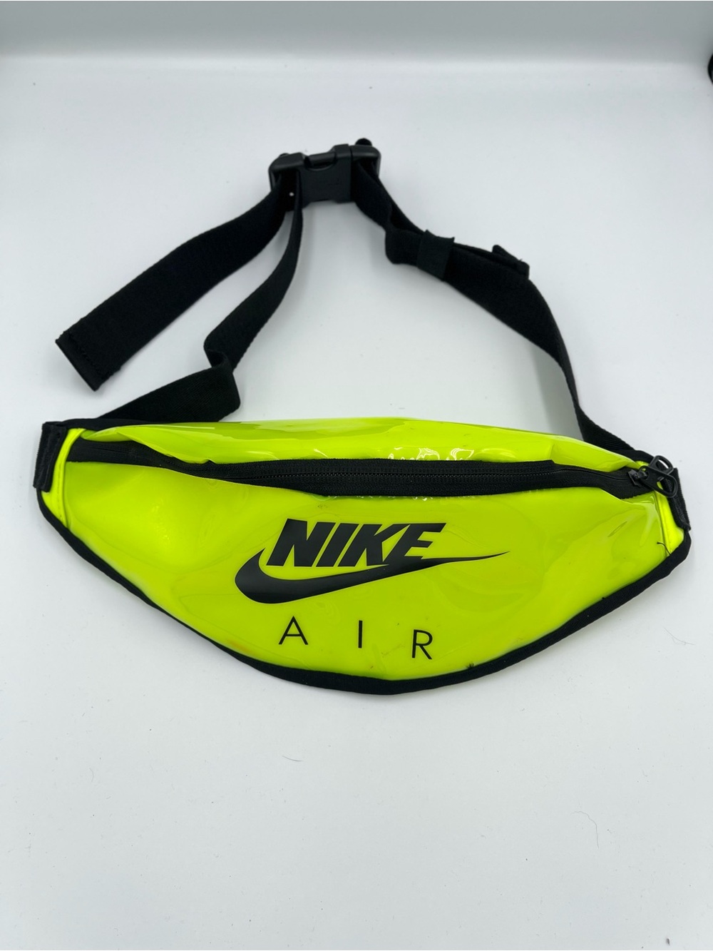 Nike Air Heritage Hip Pack Fanny Pack Volt Neon Yellow Transparent